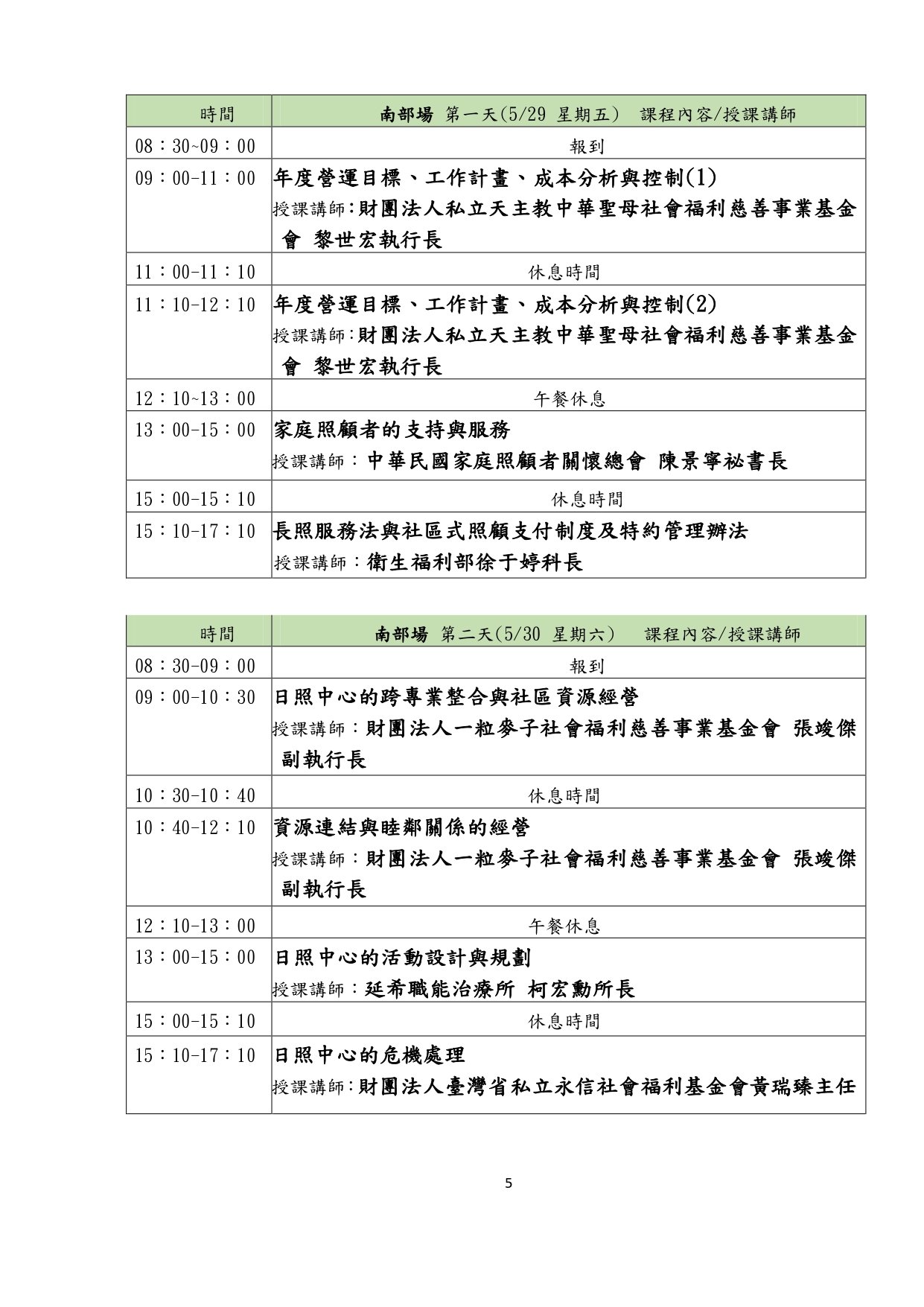 115年度社區式長照機構業務負責人職能教育訓練簡章-1150409_page-0006 115年度社區式長照機構業務負責人職能教育訓練簡章-1150409_page-0006